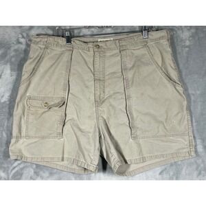 Vintage Banana Republic Safari Travel Clothing Co Cargo Shorts Khaki Mens 40
